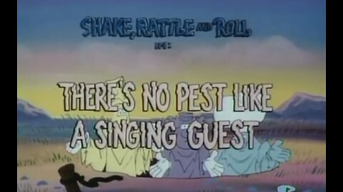 Shake Rattle And Roll - There's No Pest Like A Singing Guest - S01E03 - Cartoon TV Short - 1977 - HD
