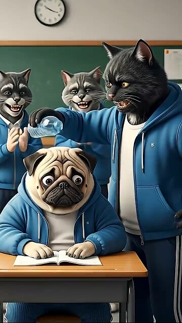 Little Pug Was Bullied