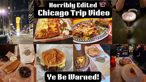 Chicago Trip with Burgers, Booze and Pizza