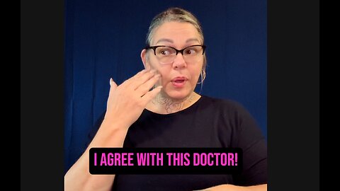 🚨 I Agreed With This Doctor! 😅 #ASL #deaf #signlanguage