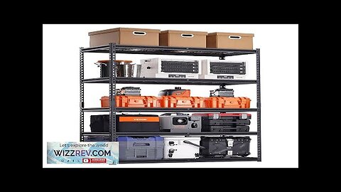 Storage Shelves 5 Tier Adjustable Heavy Duty Garage Shelving Units 3000 lbs Review