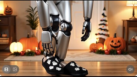 Ai Robot Buy This Women's 2024 Cute Cartoon Ghost Print Plush Slippers, Online Tiktok Shop Grok Ai