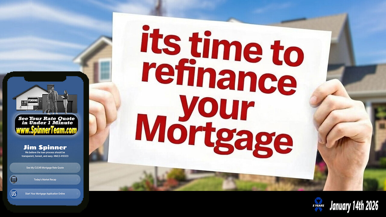Wednesday | It’s Time to Refinance