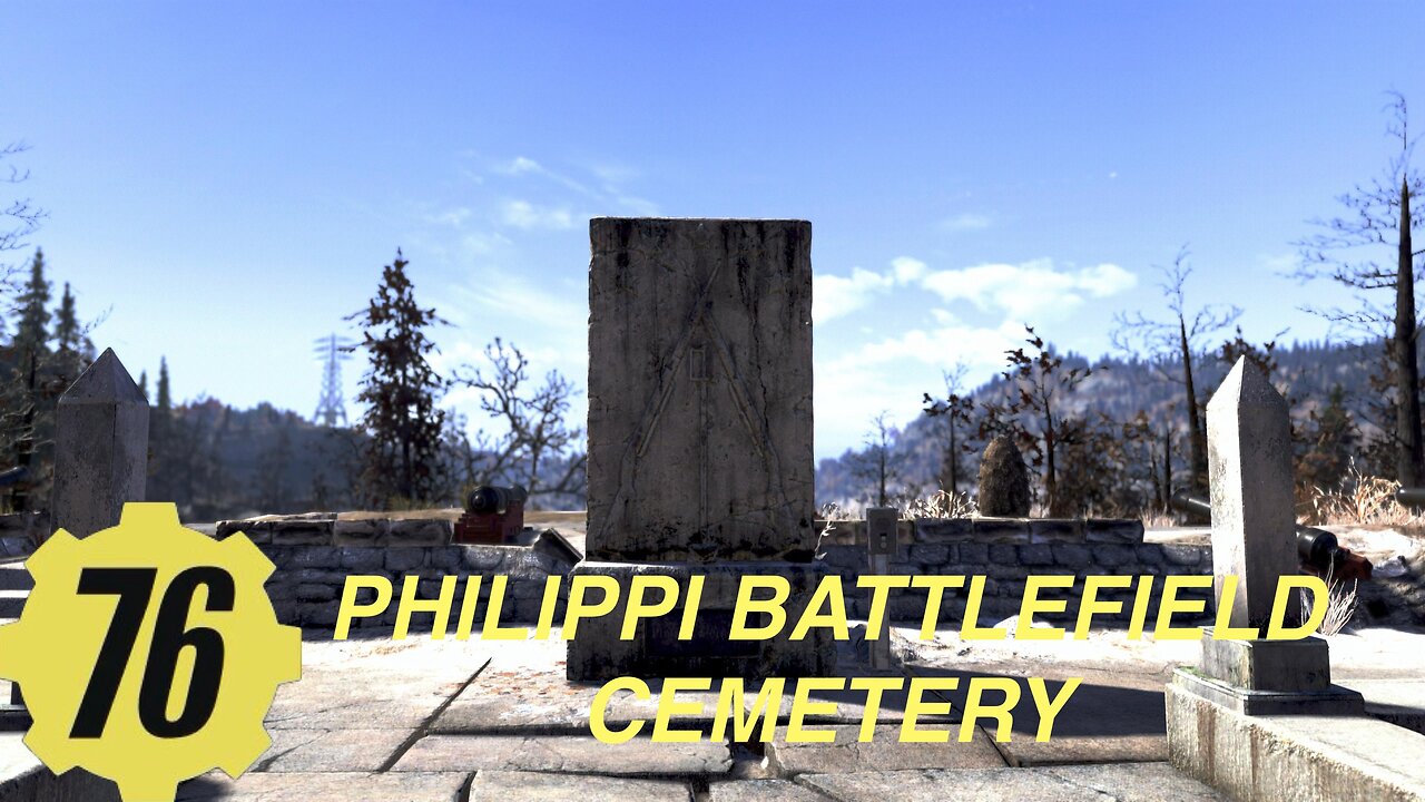 Fallout 76 Philippi battlefield graveyard, random encounter