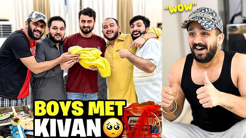Finally Boys met Kivan Sultan first Time😍Gifts unboxing Of Chahu & Taya Abu😱