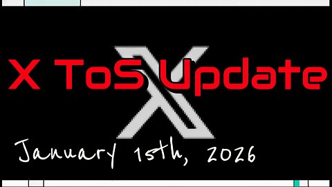 X ToS Update