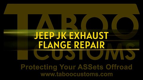 Jeep JK Wrangler Exhaust Flange Repair - 2012-2018