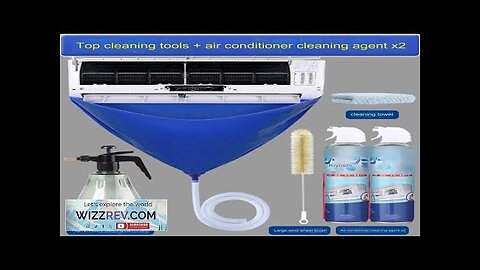 Air Conditioner Cleaning Bag Waterproof Drain for Washing Air Conditioning Water Drain-pipe Review