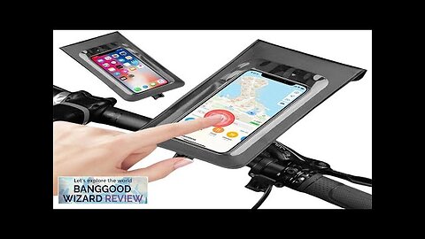 BENGGOU Waterproof Bicycle Phone Mount 360° Rotation Touch Screen Handlebar Phone Holder Review