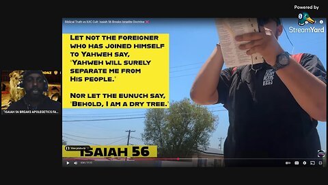 "ISAIAH 56 BREAKS APOLOGETICS FALSE DOCTRINE ❌" @VocabMalone JMR