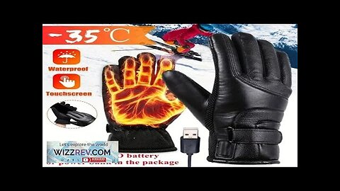 1 Pair USB Rechargeable Heated Hand Warmer Gloves Winter Warm Gloves Touch Review