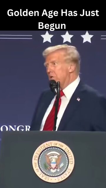 Golden Age Has Just Begun | Trump Speech Powerful Moment 🔥 #rumble