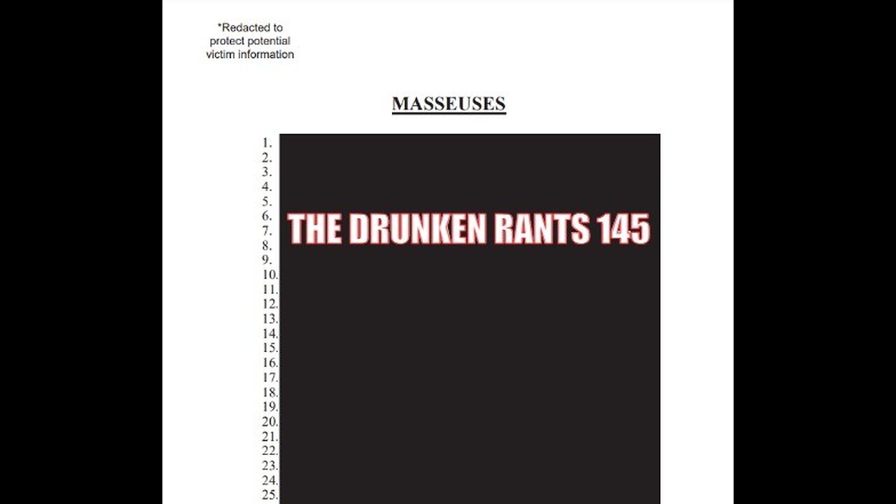 The Drunken Rants 145