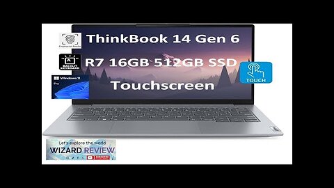 Lenovo ThinkBook 14 Gen 6 Business Laptop (14" FHD+ Touchscreen AMD Ryzen Review