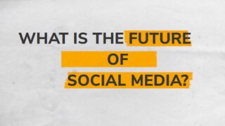 What Is The Future Of Social Media? Today on The Protagonists.