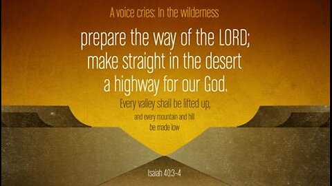 CROSS Stream: Second Sunday in Advent | Prepare the Royal Highway