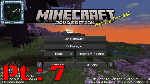 Project Infinity 0.1 version Pt 7 {Made some things for Christmas}