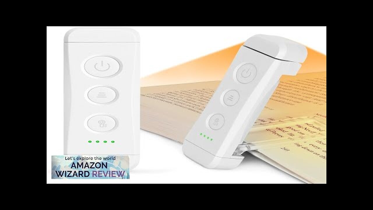 Glocusent USB Rechargeable Book Light for Reading in Bed Portable Clip-on LED Review