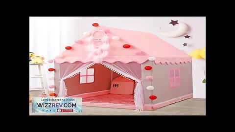 Children Play Tent Princess Castle House Child Room Cartoon Indoor Outdoor Playhouse Review