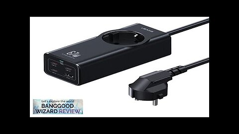 GaN Tech USAMS CC225 67W 4-Port USB PD Charger USB-A+3USB-C PD QC Review