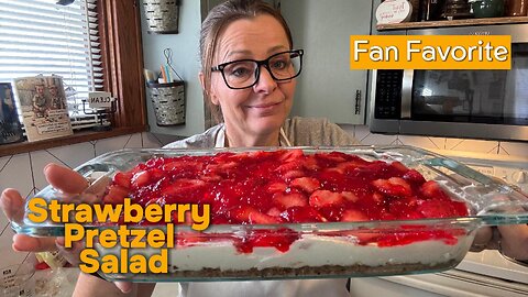 Strawberry Pretzel Salad: The Ultimate Potluck Dessert | First Time Making It!