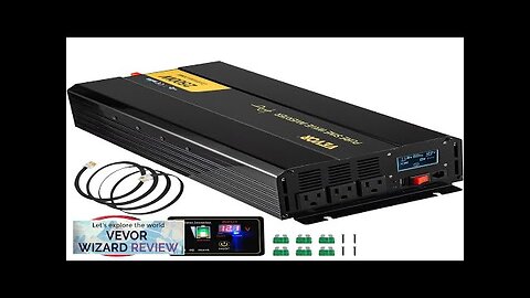 VEVOR Pure Sine Wave Inverter 2500 Watt Power Inverter DC 12V Review