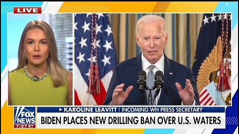 Trump Press Secretary Rips Biden Admins Disgraceful Decision To Ban Drilling Over U.S Waters