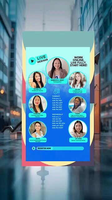 Live complimentary workshop