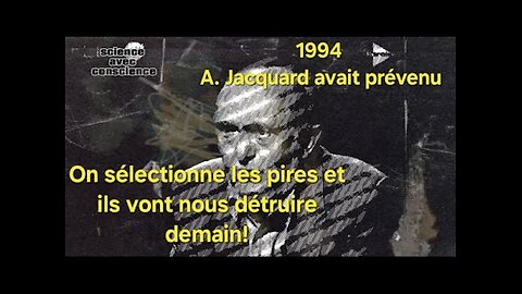ALBERT JACQUART ★ SARKO, MACRON : Il Avait Prévenu 30 Ans Auparavant