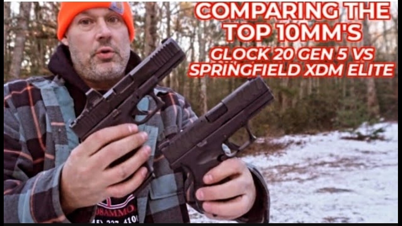 Glock 20 Gen 5 vs Springfield XD-M Elite 3.8 10mm Handgun Showdown