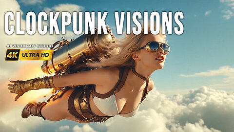 Clockpunk Visions A Futuristic Steampunk Journey AI Short Movie