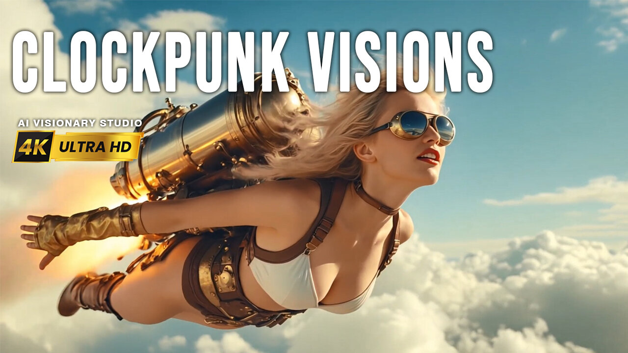 Clockpunk Visions A Futuristic Steampunk Journey AI Short Movie