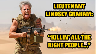 Exemplary Christian, Lieutenant Lindsey Graham: "We're Killing All The Right People..."