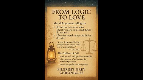From Logic to Love How the Reality of Evil Points to the Moral God