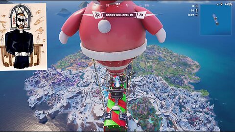 Using ghetto Santa Claus in Fortnite