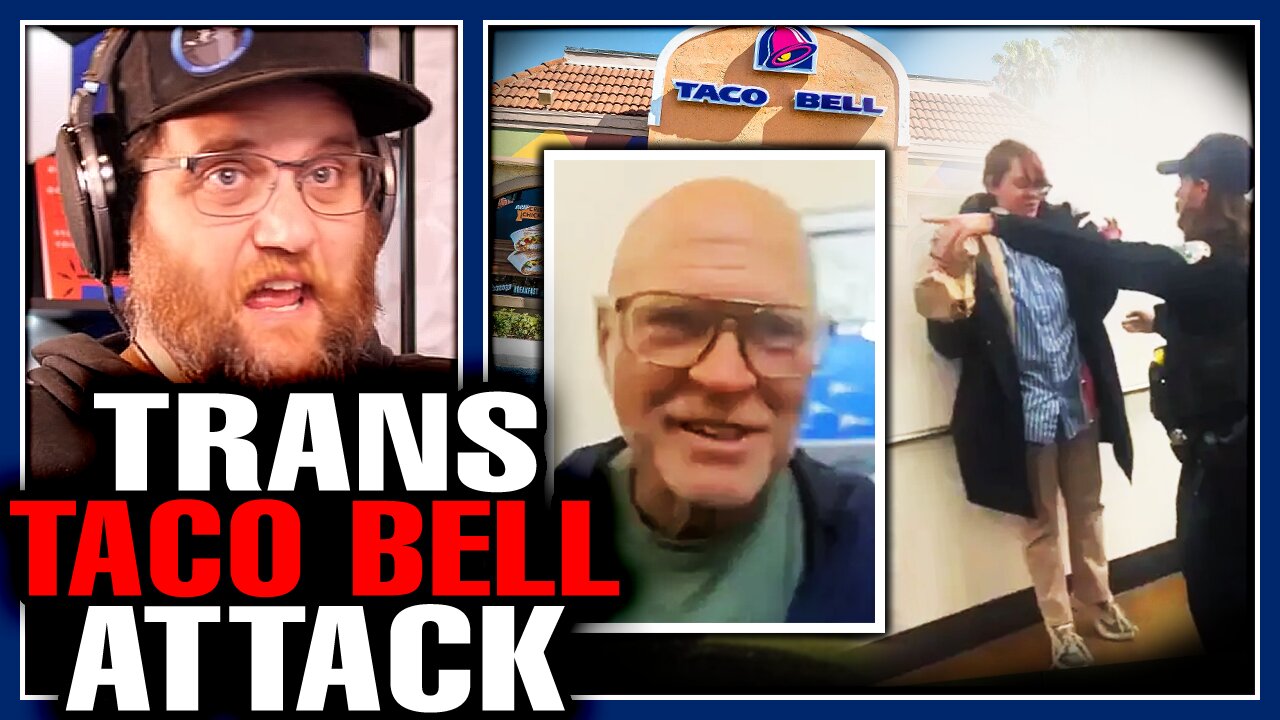 Trans ATTACKS Elderly Man With Taco Bell After Massive TPUSA College Victory