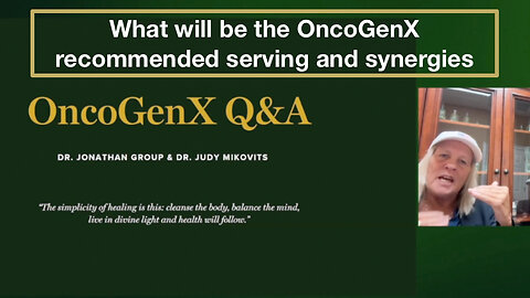 What will be the OncoGenX recommended serving and synergies