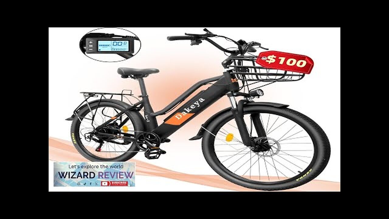 Electric Bike for Adults 30 mph City Ebikes for Adults with Basket Review