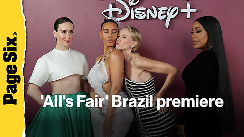 Kim Kardashian, Sarah Paulson and more of the 'All's Fair' cast attend the Brazil premiere