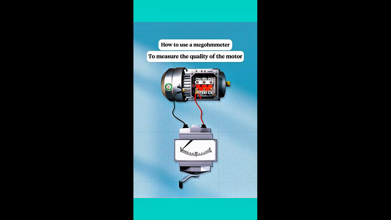 How to Use a Megohmmeter to Test Motor Quality | Motor Insulation Resistance