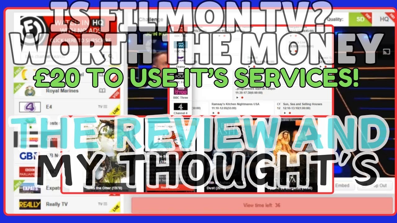 Should You Use Filmon? Is it A Sign of The Times? - The Review.
