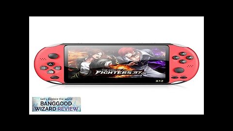 Powkiddy X12 Pro Handheld Game Console 8GB 2000+ Games 5.1 inch HD Review