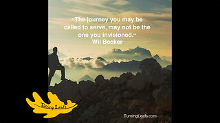 The journey you may ...