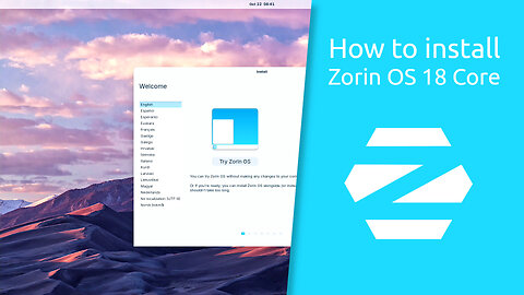 How to install Zorin OS 18 Core