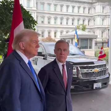 Mark Carney Wore a Red Tie for Trump - Trump Says I Don't Care