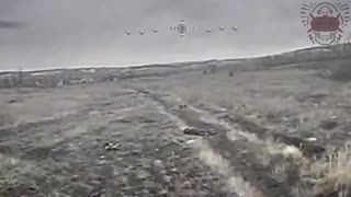 Ukrainian Drone Searching for Any Targets Still Moving