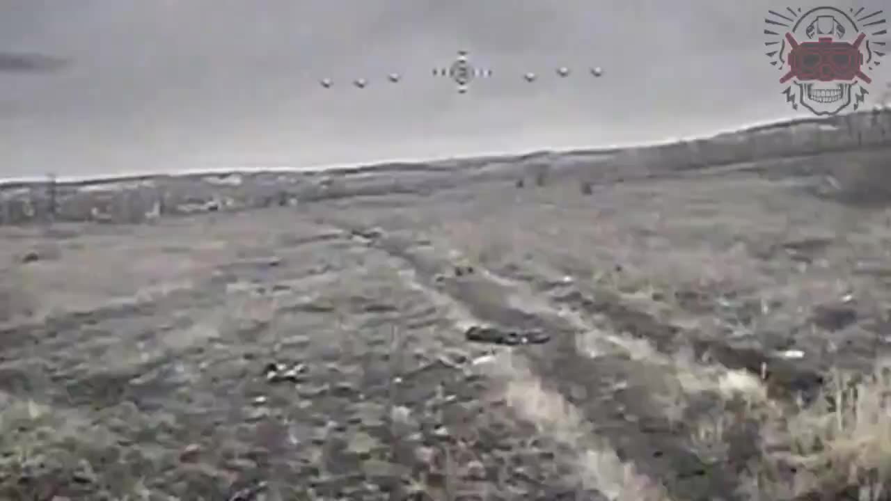 Ukrainian Drone Searching for Any Targets Still Moving