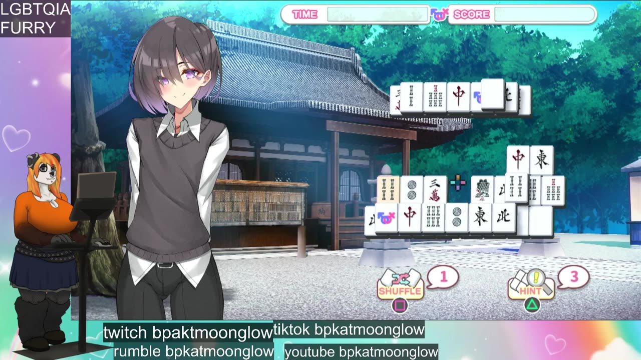 lets play otoko cross pretty boys mahjong solitaire