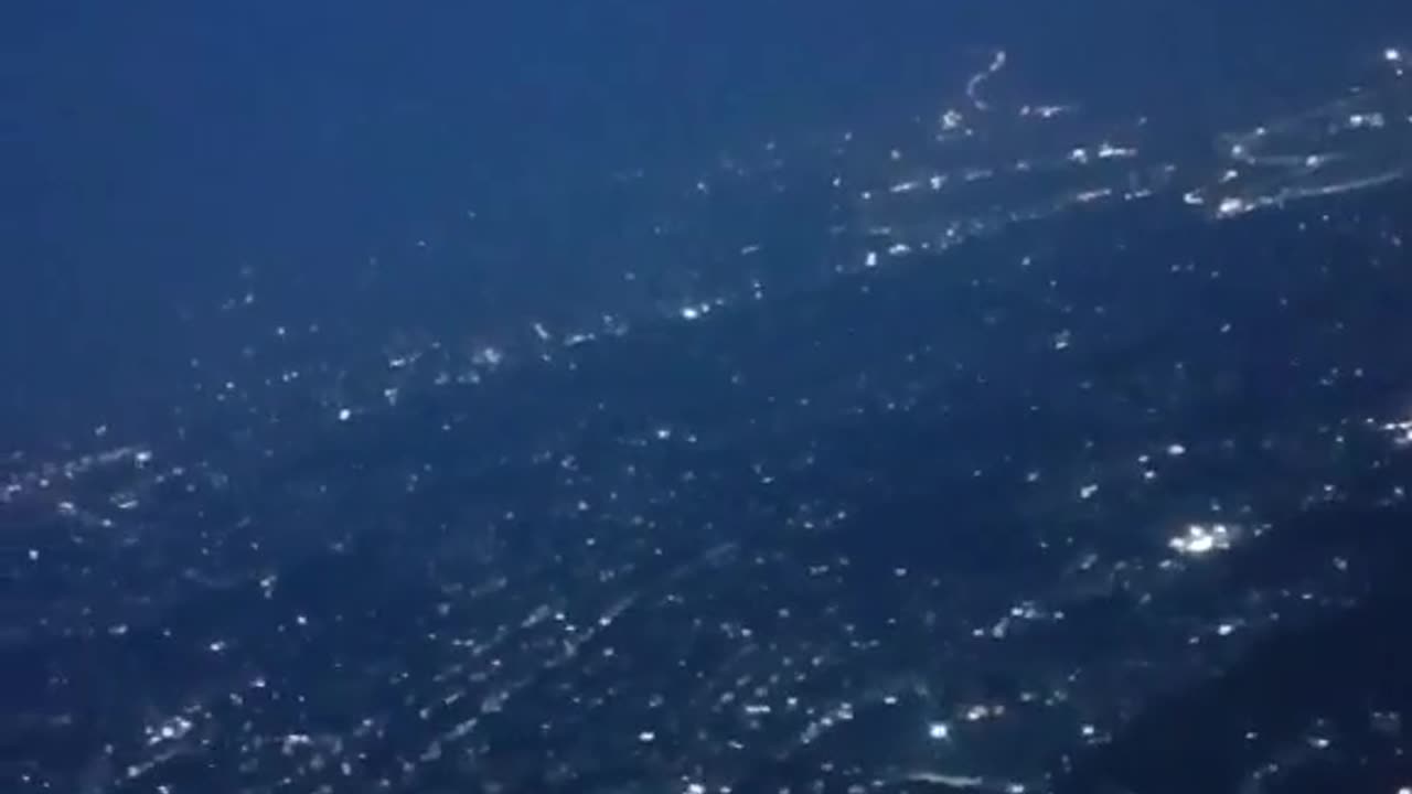 City Lights from the Sky