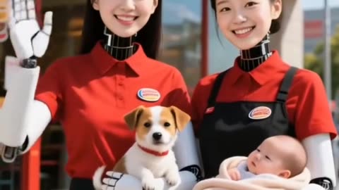 🤖 “Burger King’s Humanoid Robots Are Winning Hearts! 🍔❤️ The Future of Fast Food Service”